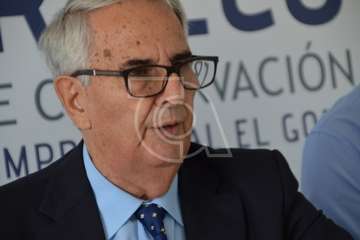 GoroEco arremetió contra los gobernantes del Ayuntamiento en una rueda de prensa  (Foto TA)